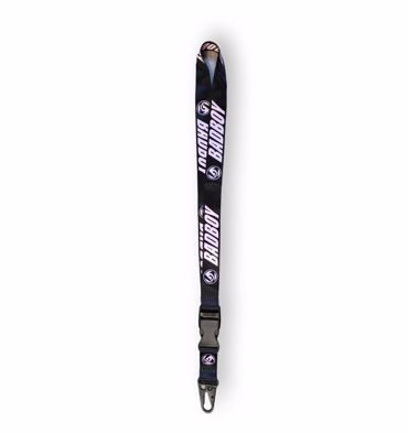 Badboy Logo SafeBreak Detachable Lanyard -black/pink